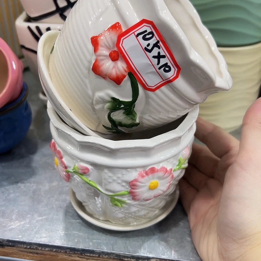 绿植多肉陶瓷花盆
