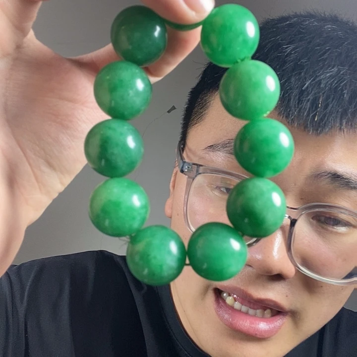 未镶嵌手链翡翠高端时尚2.0大哥手串