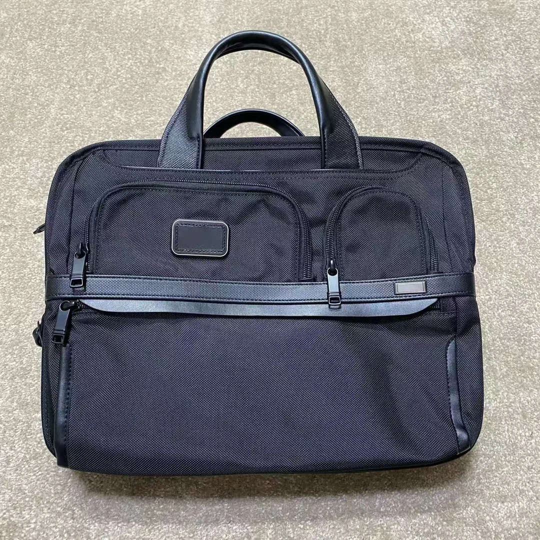 男士商务尼龙双层多口袋可拓展公文包（40*31*12）