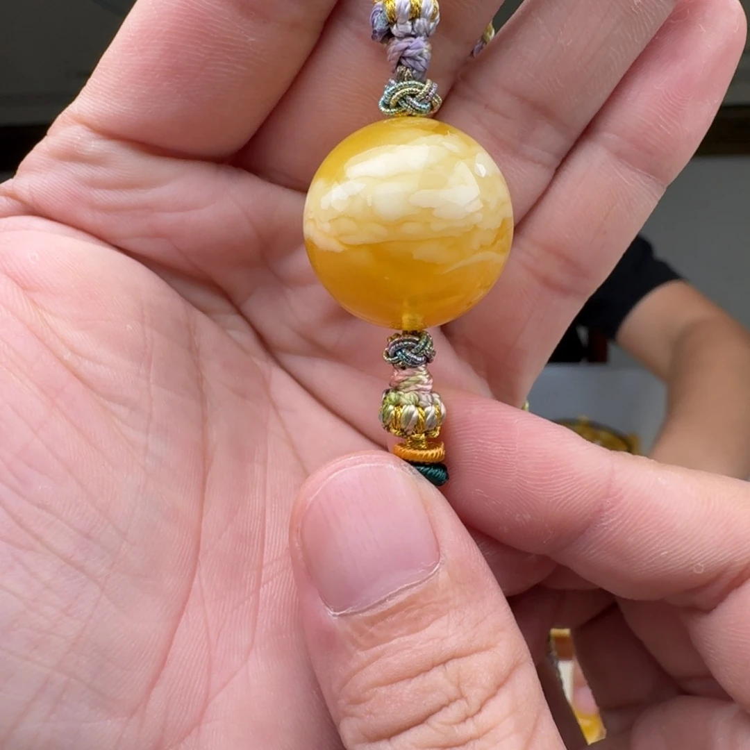 蜜蜡未镶嵌手链蜜蜡手串