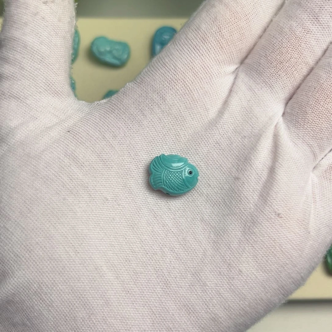 绿松石合金吊坠(不含链)