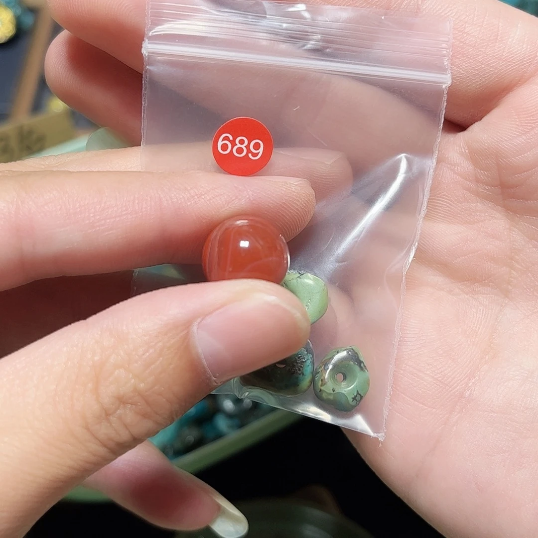 桥****未镶嵌圆珠桶珠老型手串！！玛瑙/玉髓