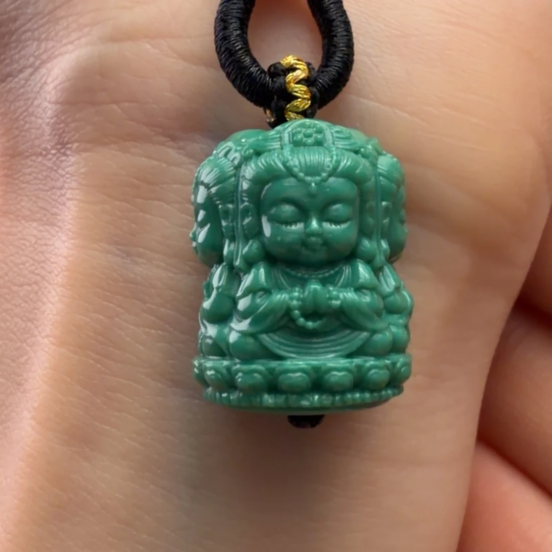 绿松石未镶嵌颈饰