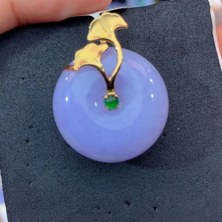 18K金镶嵌手链翡翠翡翠