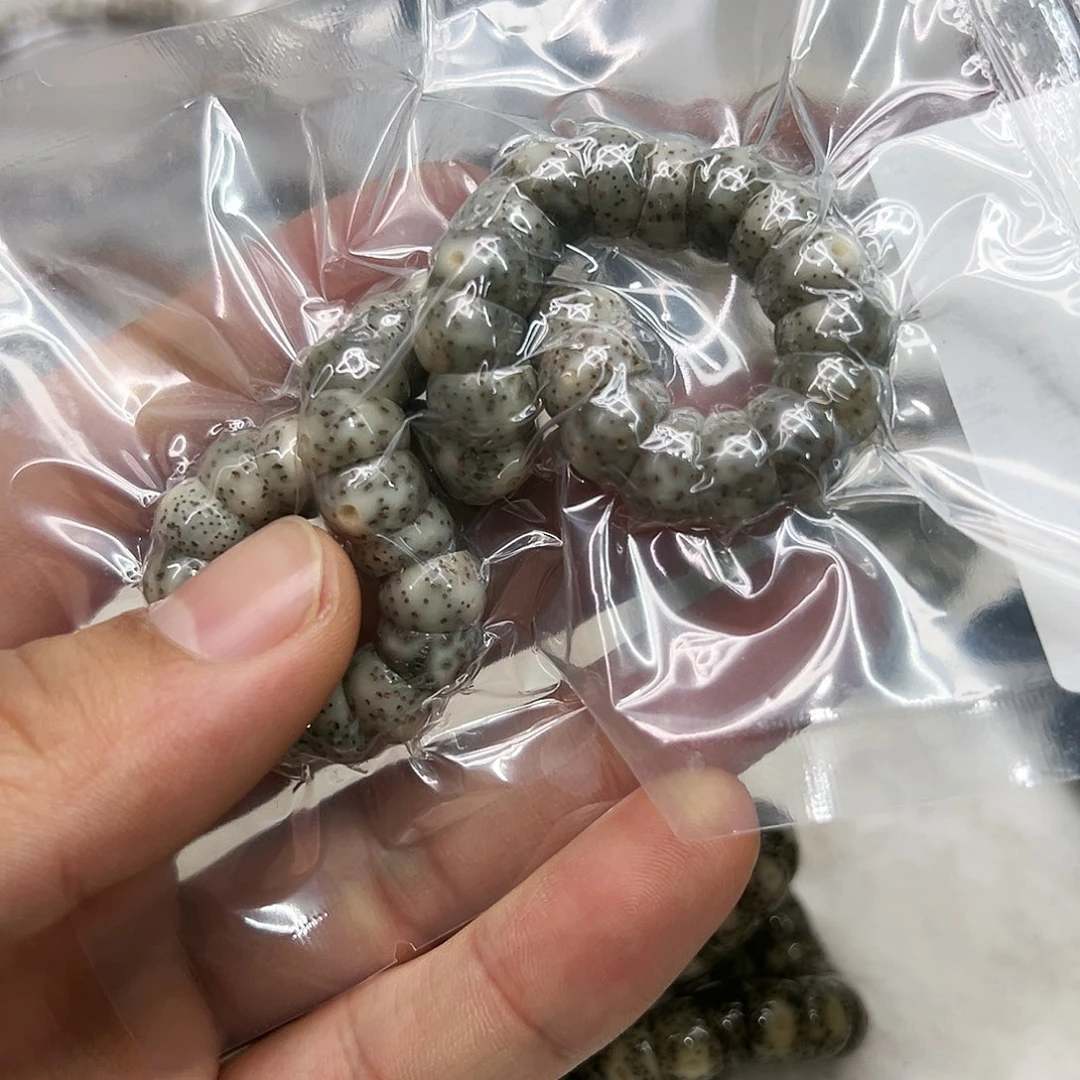 星月菩提手串8卓越糯冰石玉星月蒜瓣猪大肠10