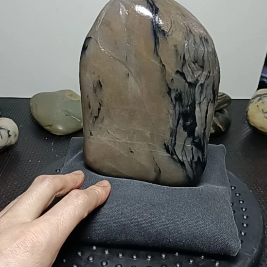 新疆金丝玉原石国画