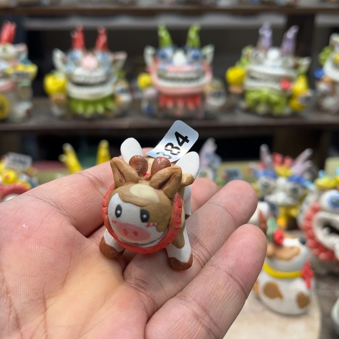 摆件纯手工抽象陶瓷摆件384