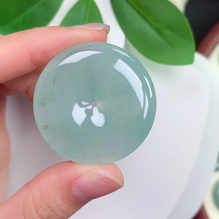 颈饰未镶嵌翡翠35.6-5.8mm