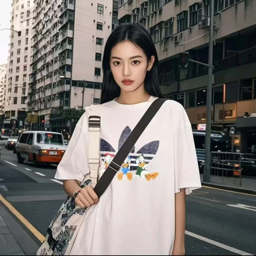 【一折粉丝福利】潮牌男女同款圆领百搭T恤