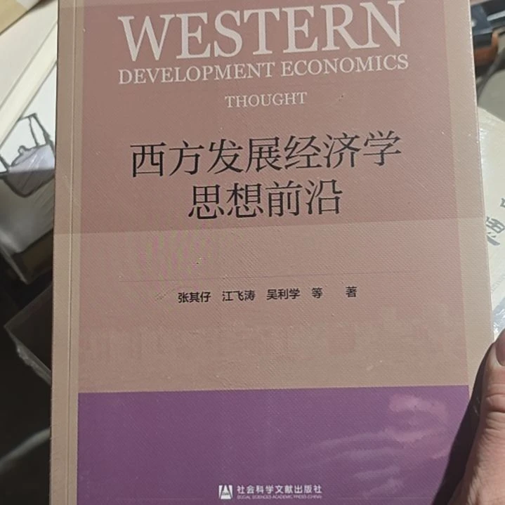 西方发展经济学思想前沿塑封全新。