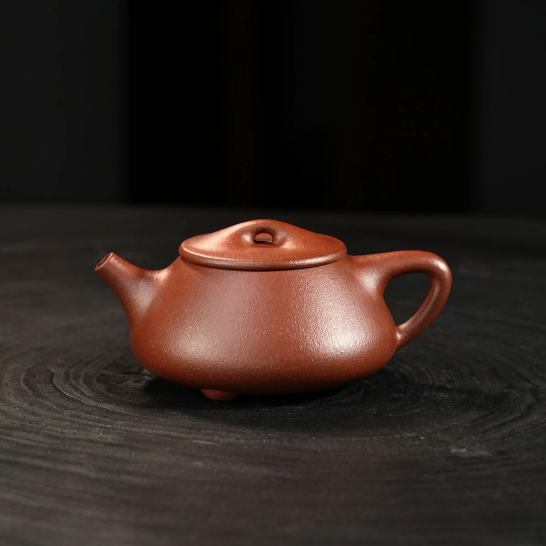 景舟石瓢 红降坡 约220cc 精美手工制紫砂壶