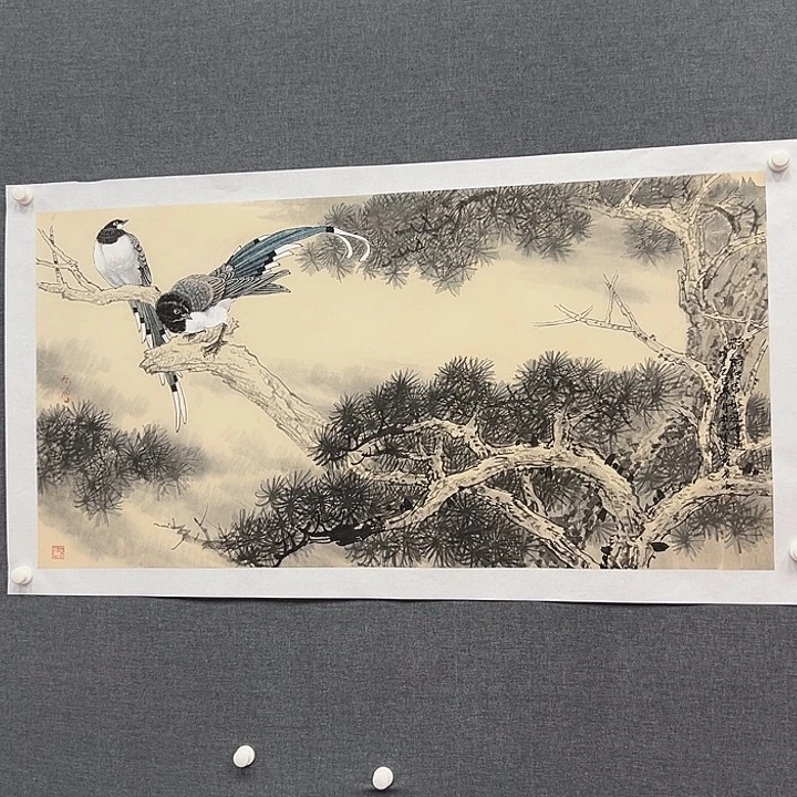 国画盛**杰书画作品多次