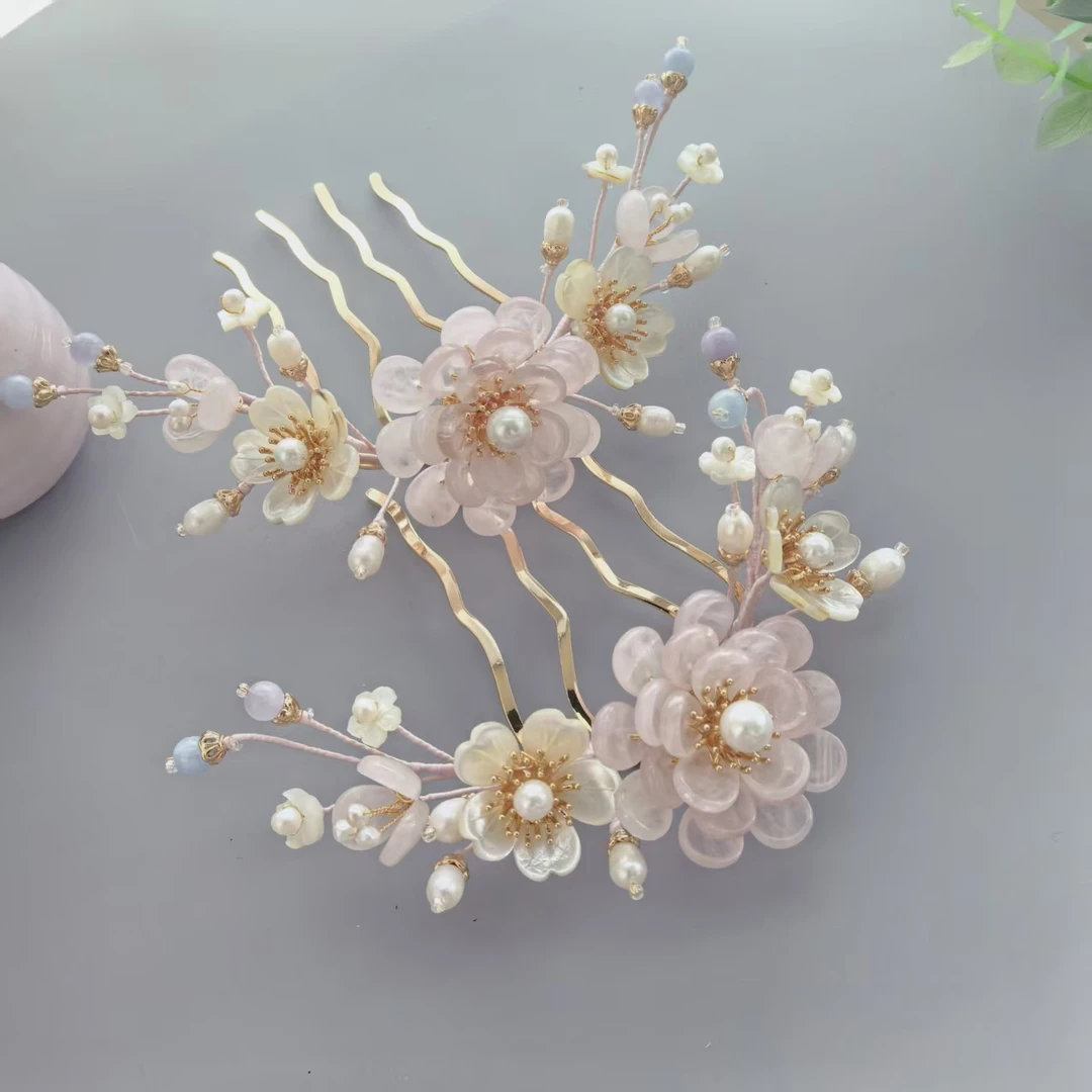 蝶贝发冠古风汉服发饰