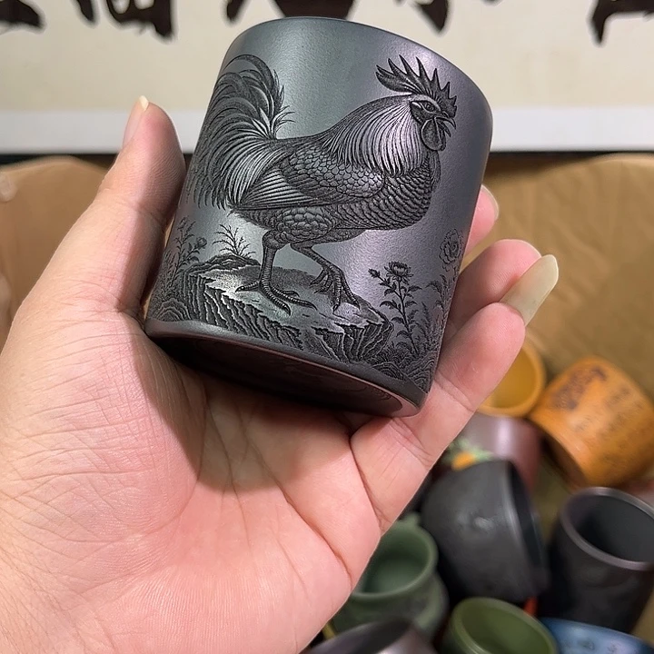 茶杯紫砂全手工紫砂主人杯