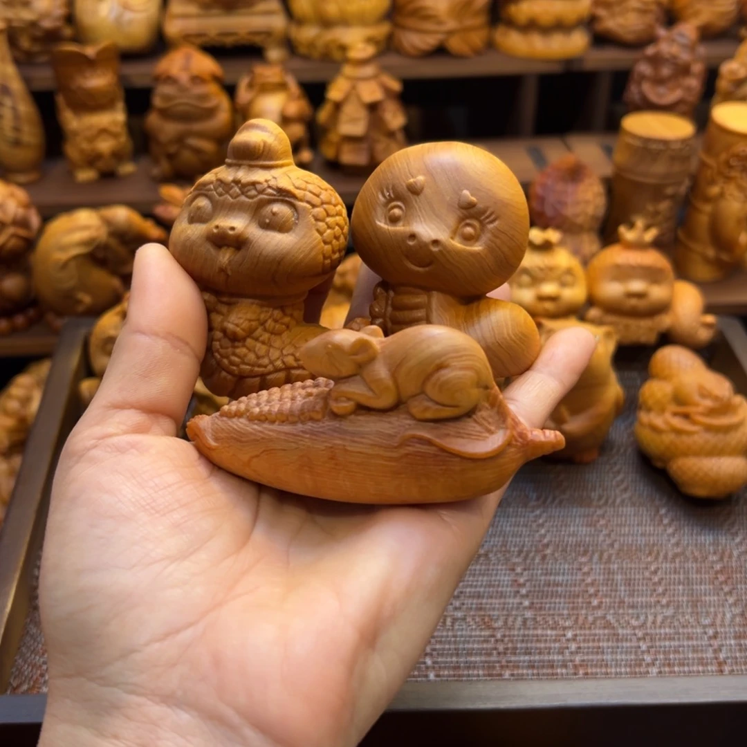 柏木（崖柏）耳*陈化料手把件