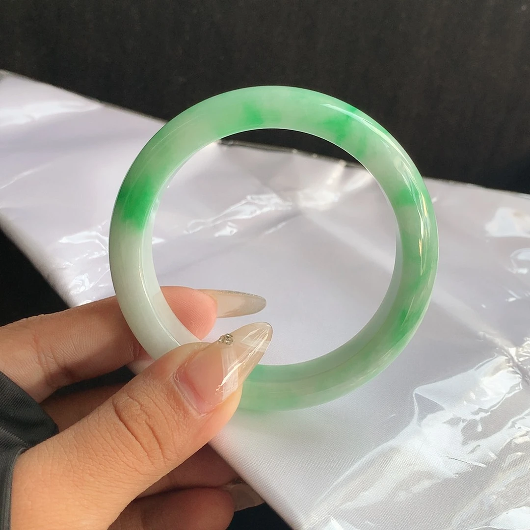 未镶嵌手镯翡翠55圈2589