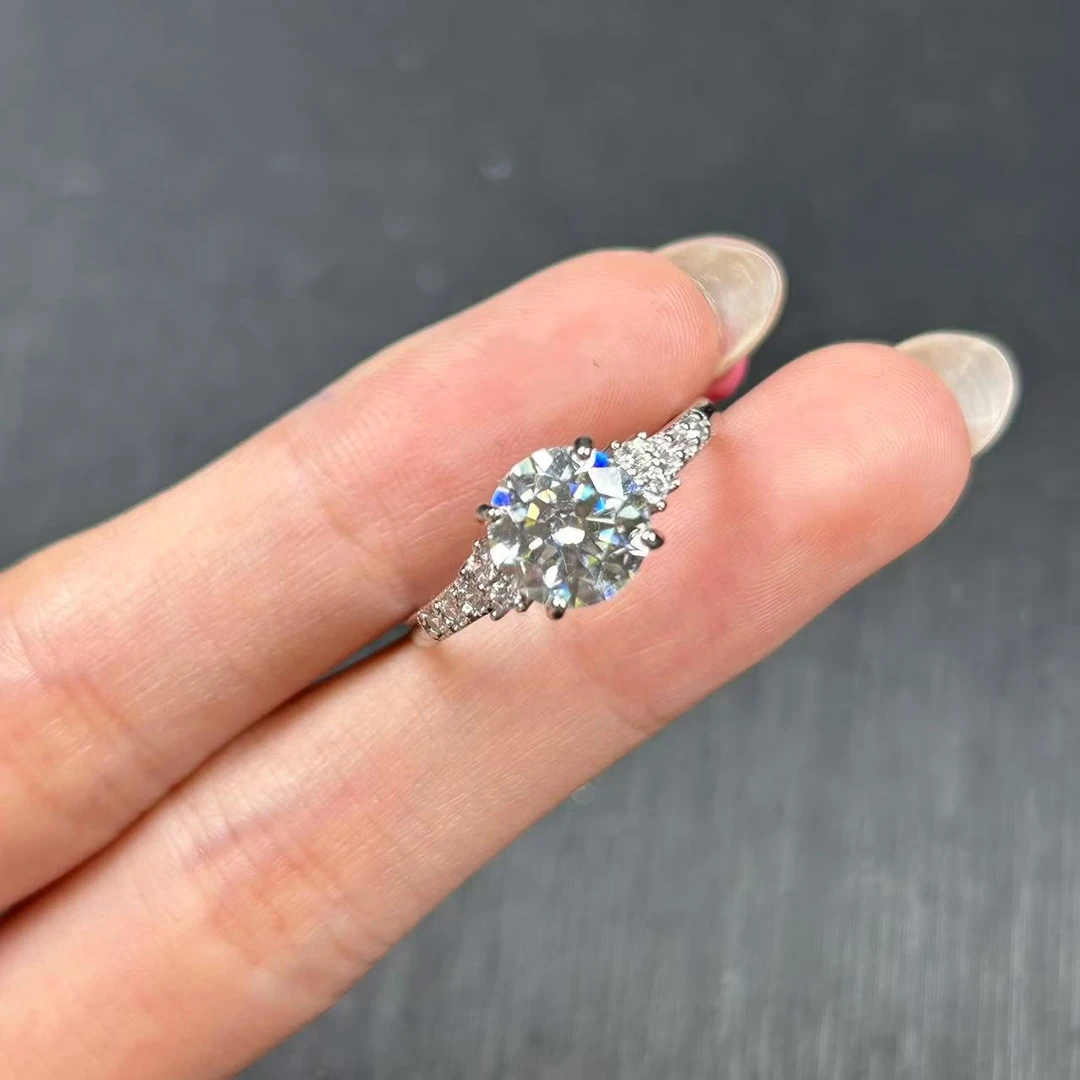 阿鲁沙-矿区高订气质925镀金女神戒指743