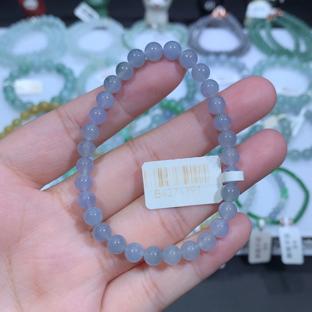 未镶嵌手串翡翠天然