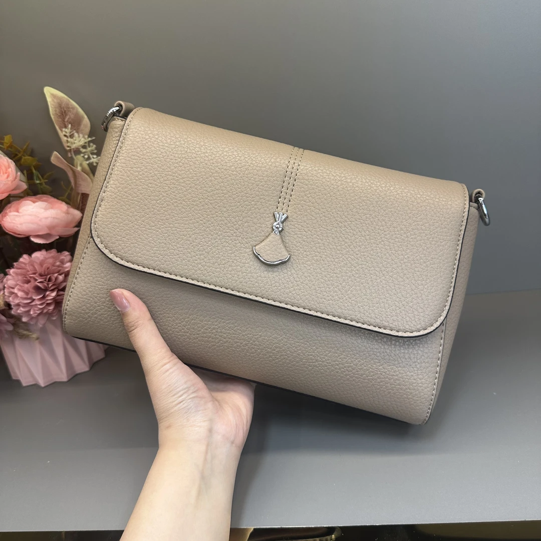 霖度【杏叶款】简约百搭时间轻奢女士优雅气质多隔层软皮单肩斜挎包