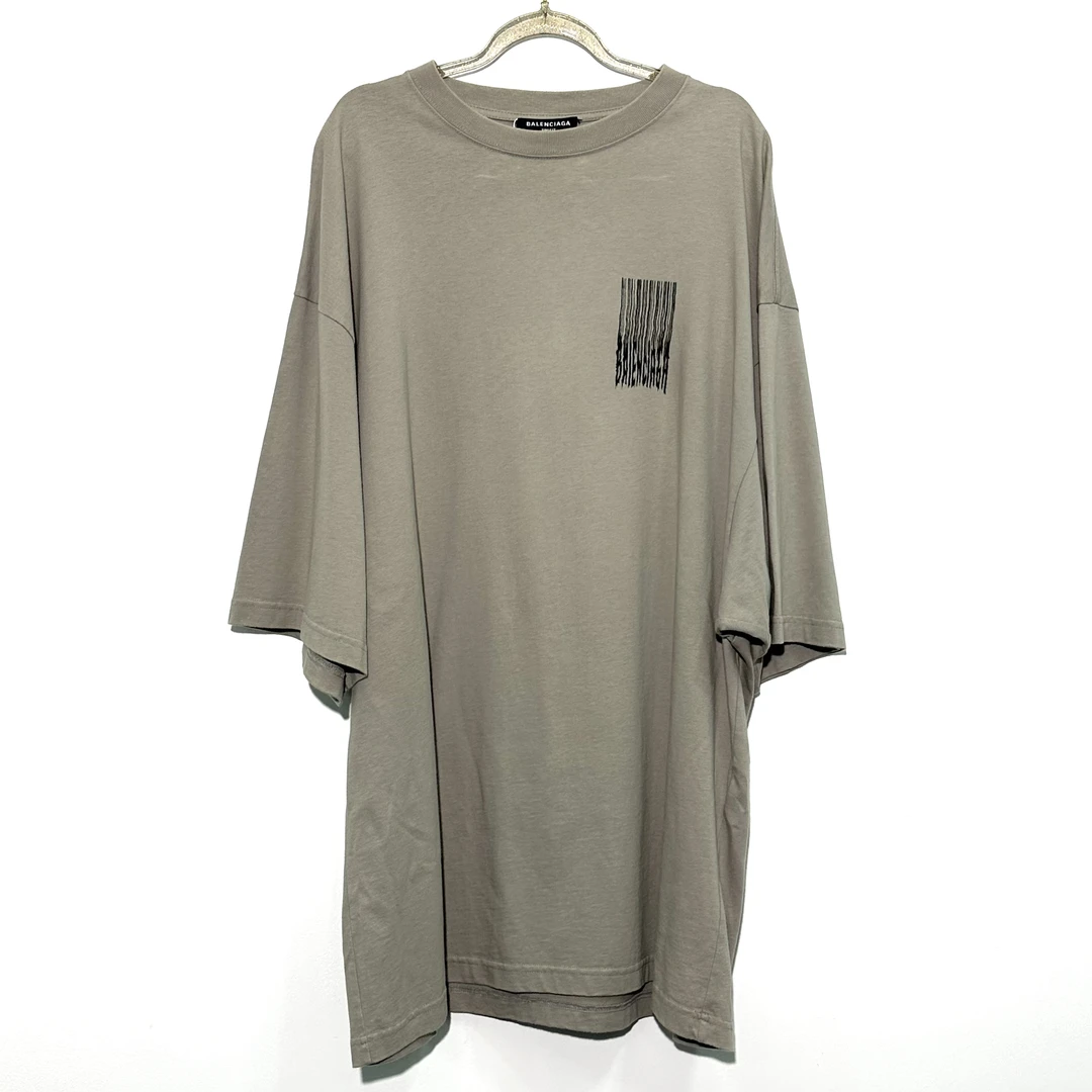 99新 Balenciaga/巴黎世家 S码 水泥灰色短袖 M027