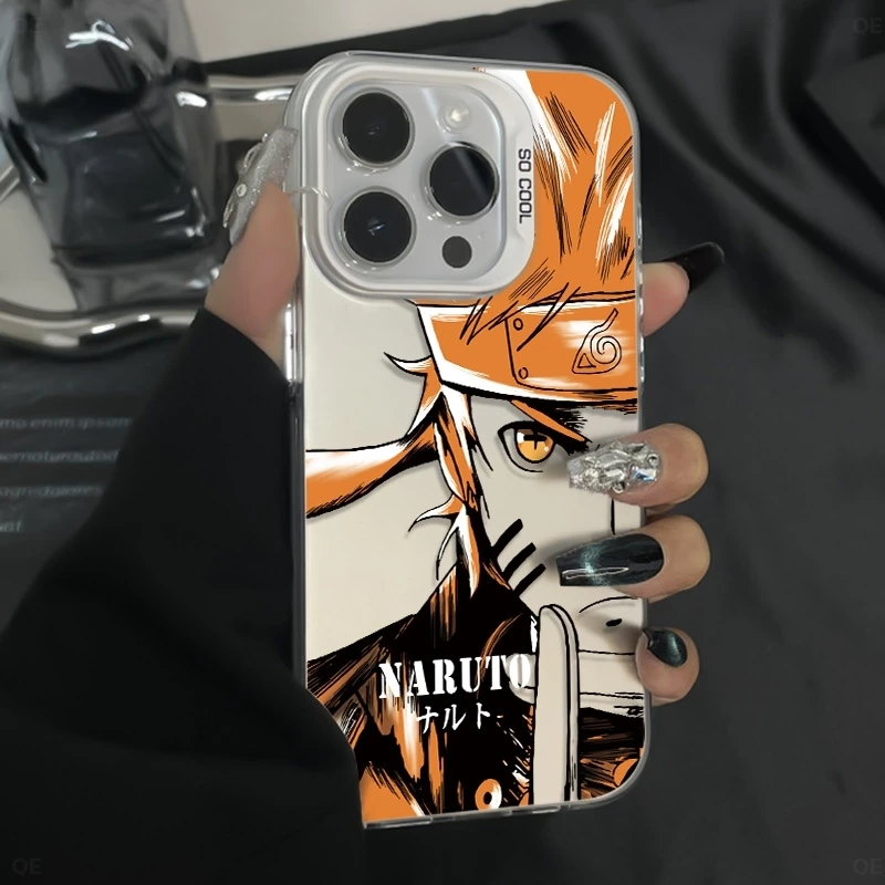 黄金眼鸣人适用iphone15网红爆款防摔苹果11/13/16手机保护壳XR小