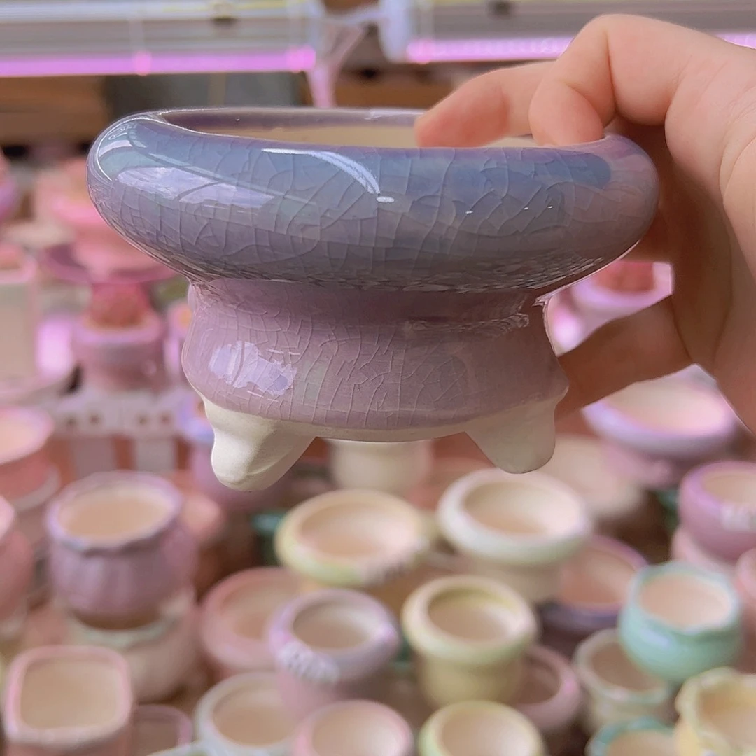 陶瓷花盆当场满12包邮