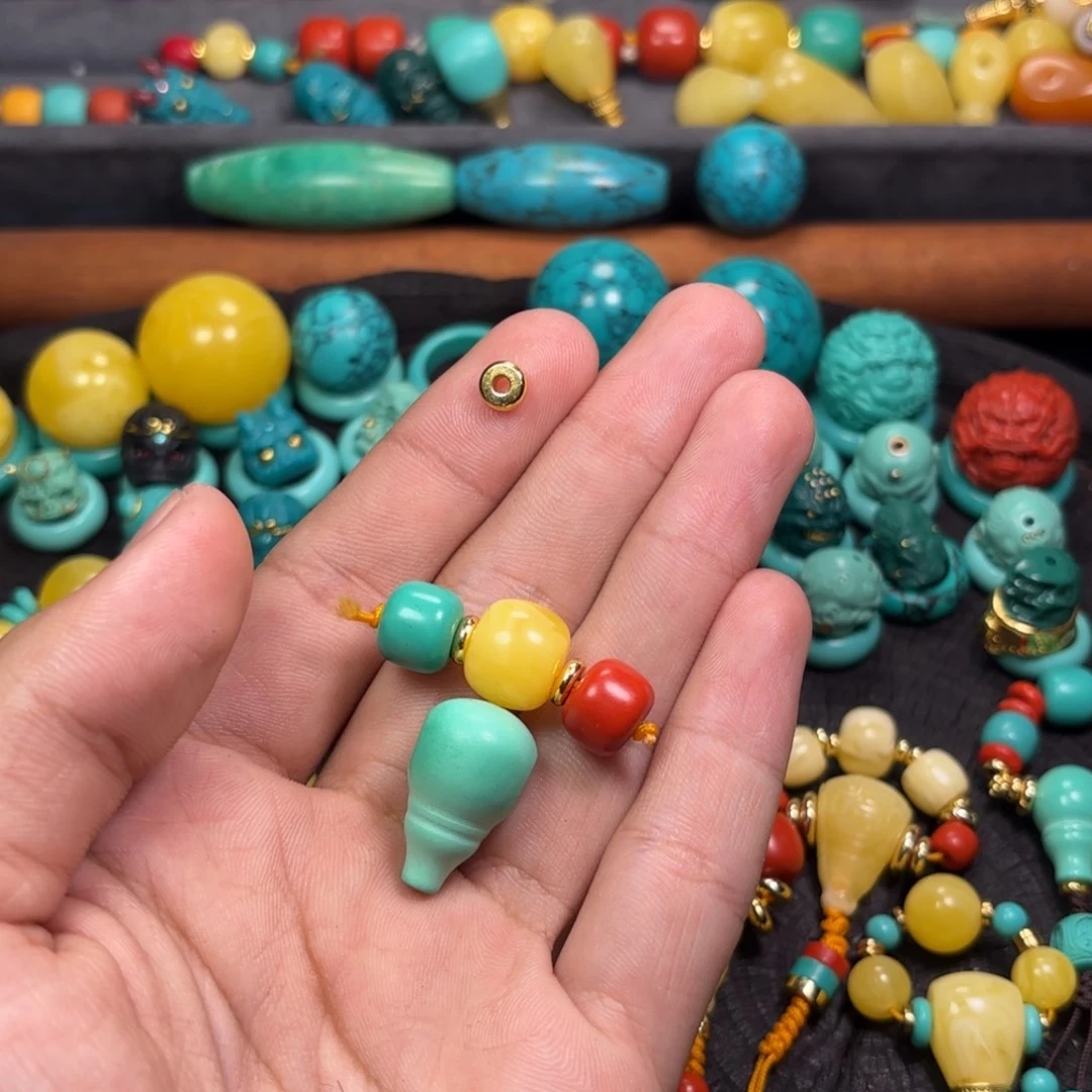 玛瑙/玉髓未镶嵌珠宝半成品12 10 13带隔片和绳哈哈哈