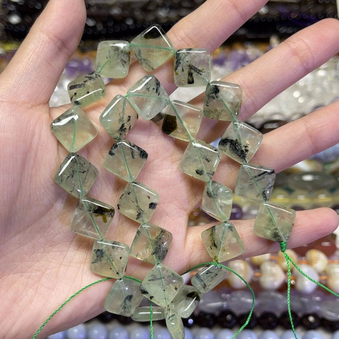 玛瑙/玉髓散珠天然葡萄晶卡15长条38厘米