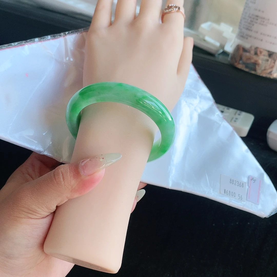 未镶嵌手镯翡翠56圈2368
