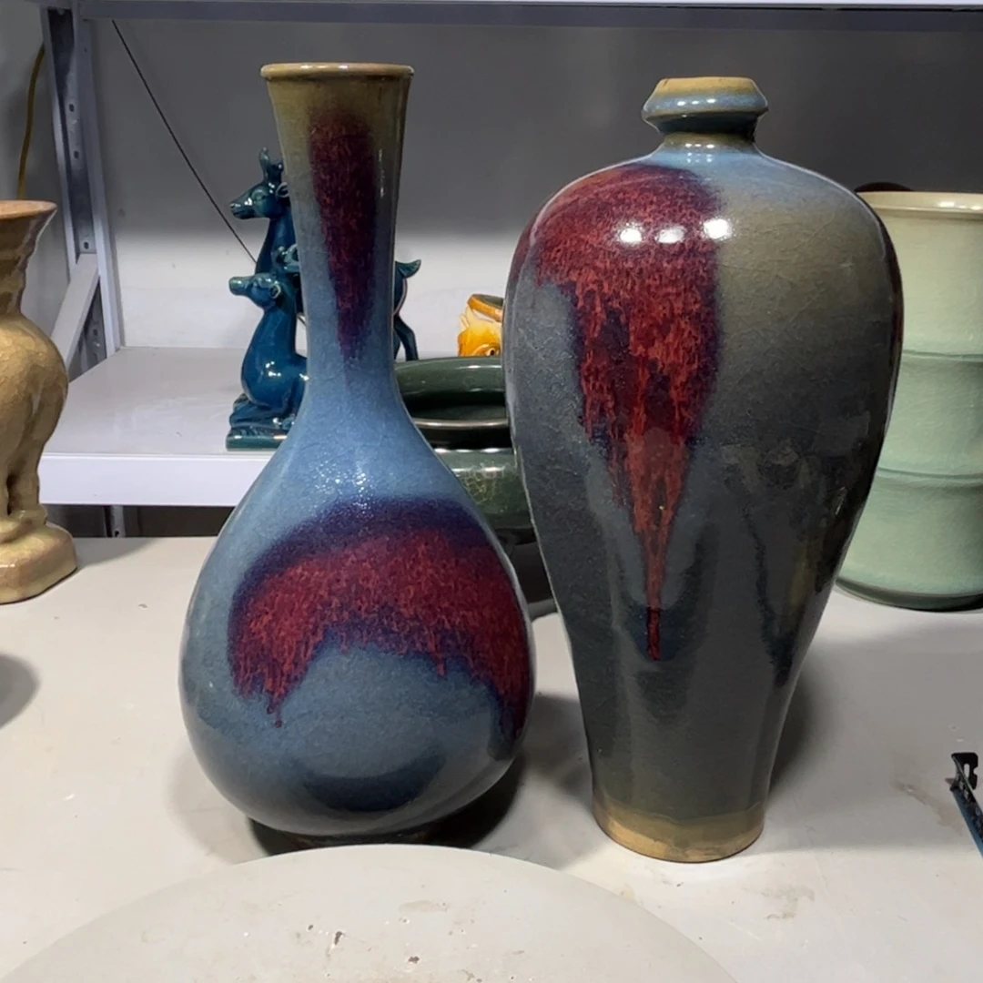 瓶传*钧窑瓷器品相完美