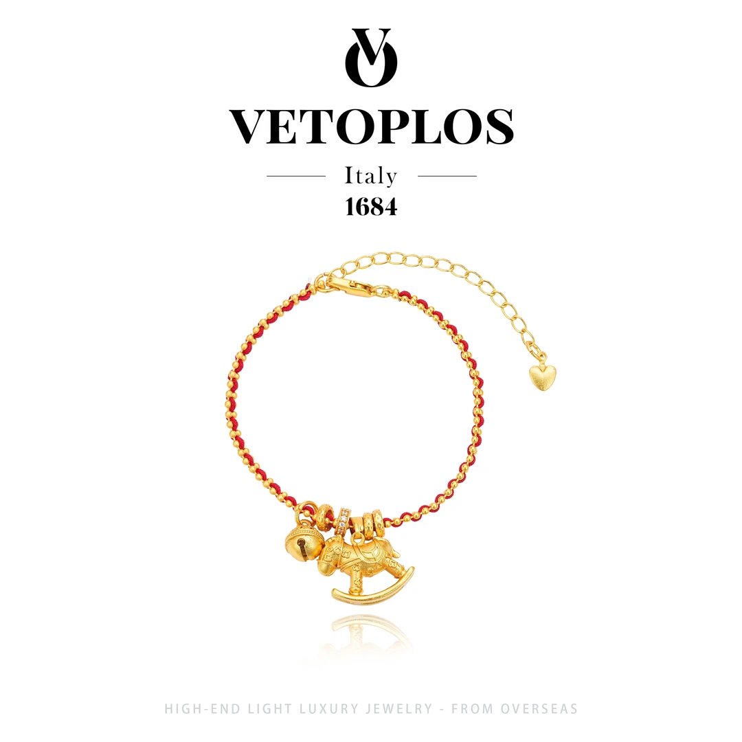 【财运小马】Vetoplos秋季新品中国风编织小马手链F2541