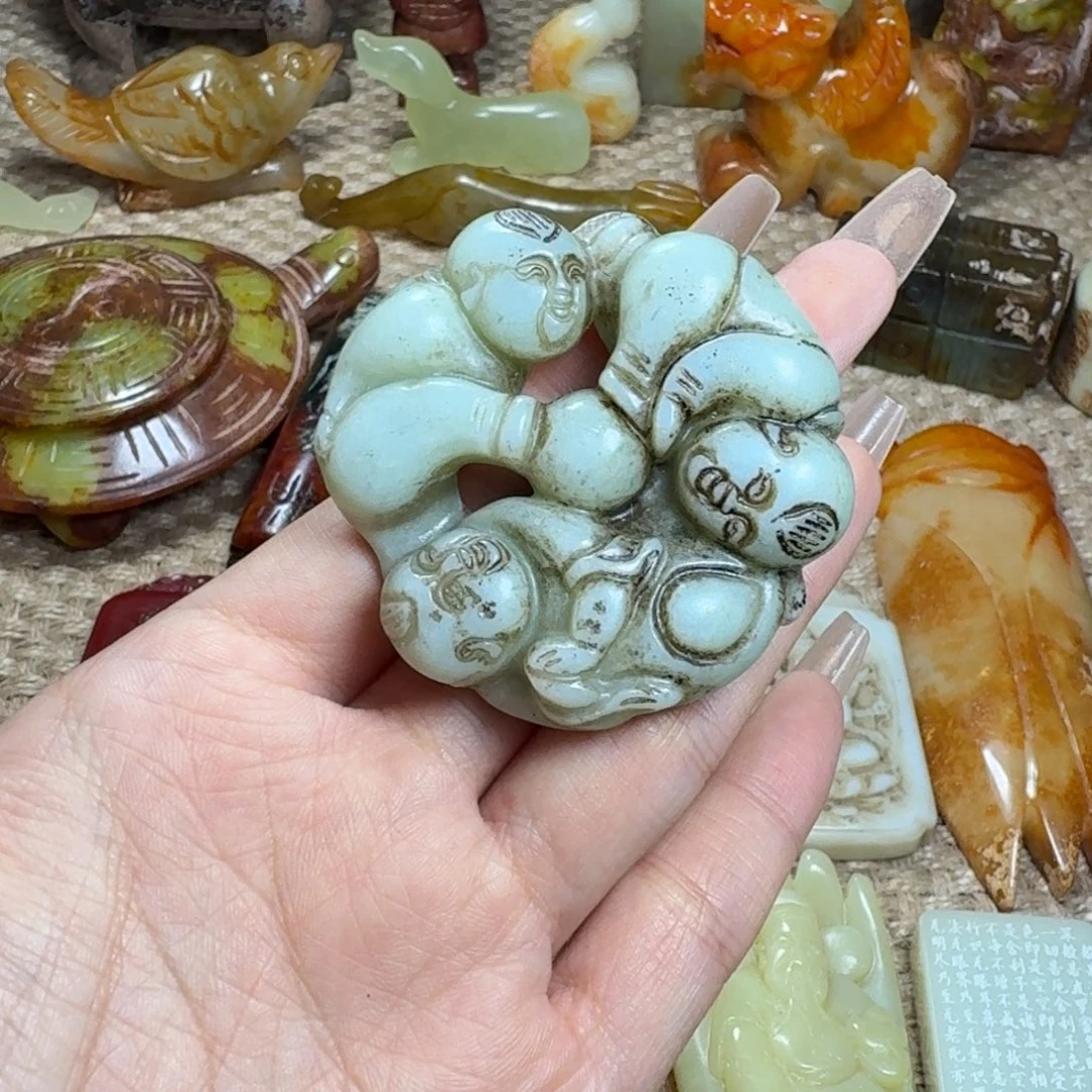 吊坠白玉菩提挂件