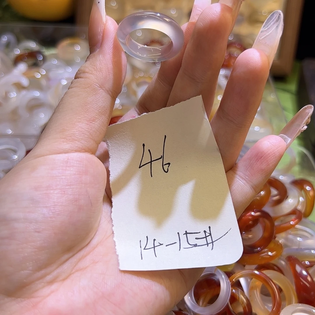 未镶嵌戒指玛瑙/玉髓