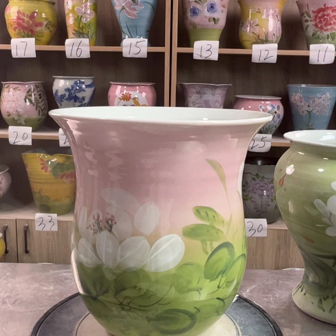 景德镇陶瓷花盆花盆