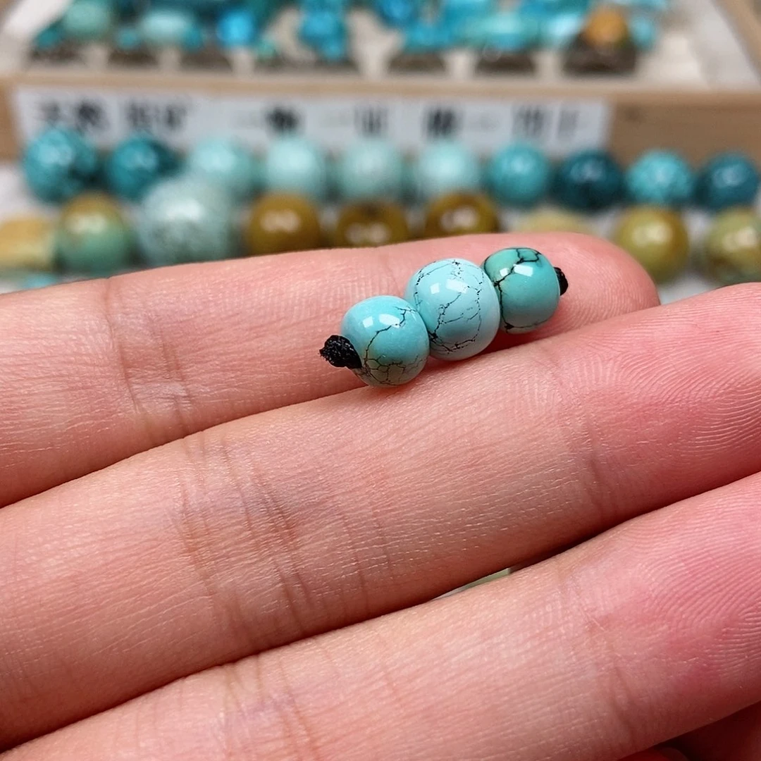 未镶嵌绿松石珠宝半成品