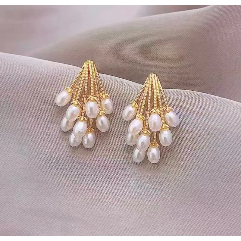 铜合金 8210复古花束耳饰