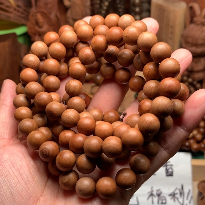 檀香木手串/手链老山檀1.0多圈微瑕