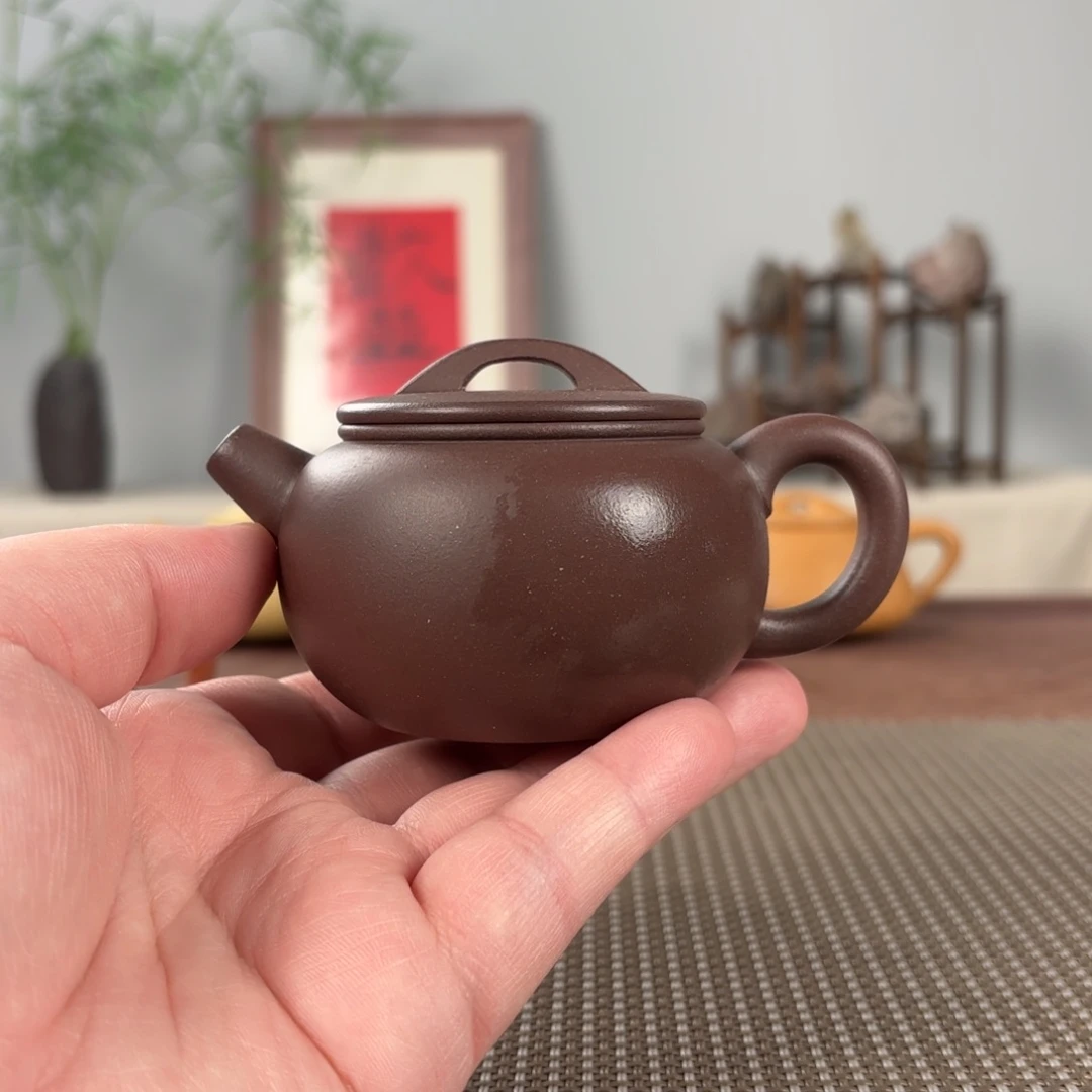 茶壶紫砂黄龙山原矿紫砂壶