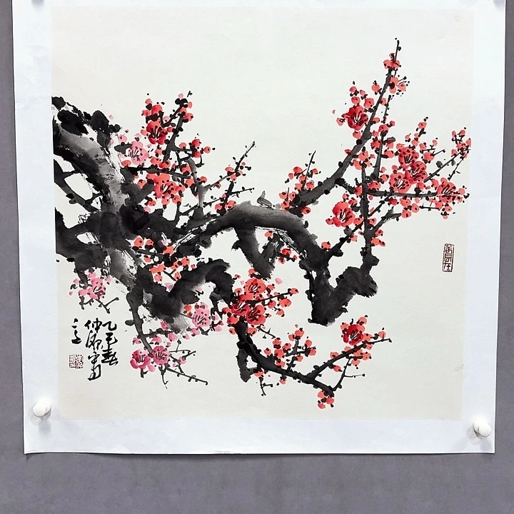 国画亲笔手绘放心去藏