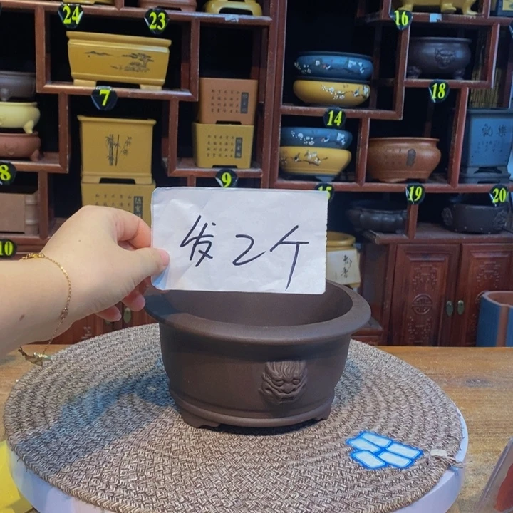 紫砂花盆紫砂花盆