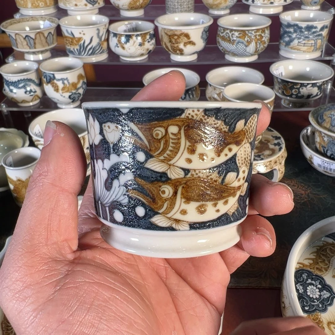 杯景德镇陶瓷杯子