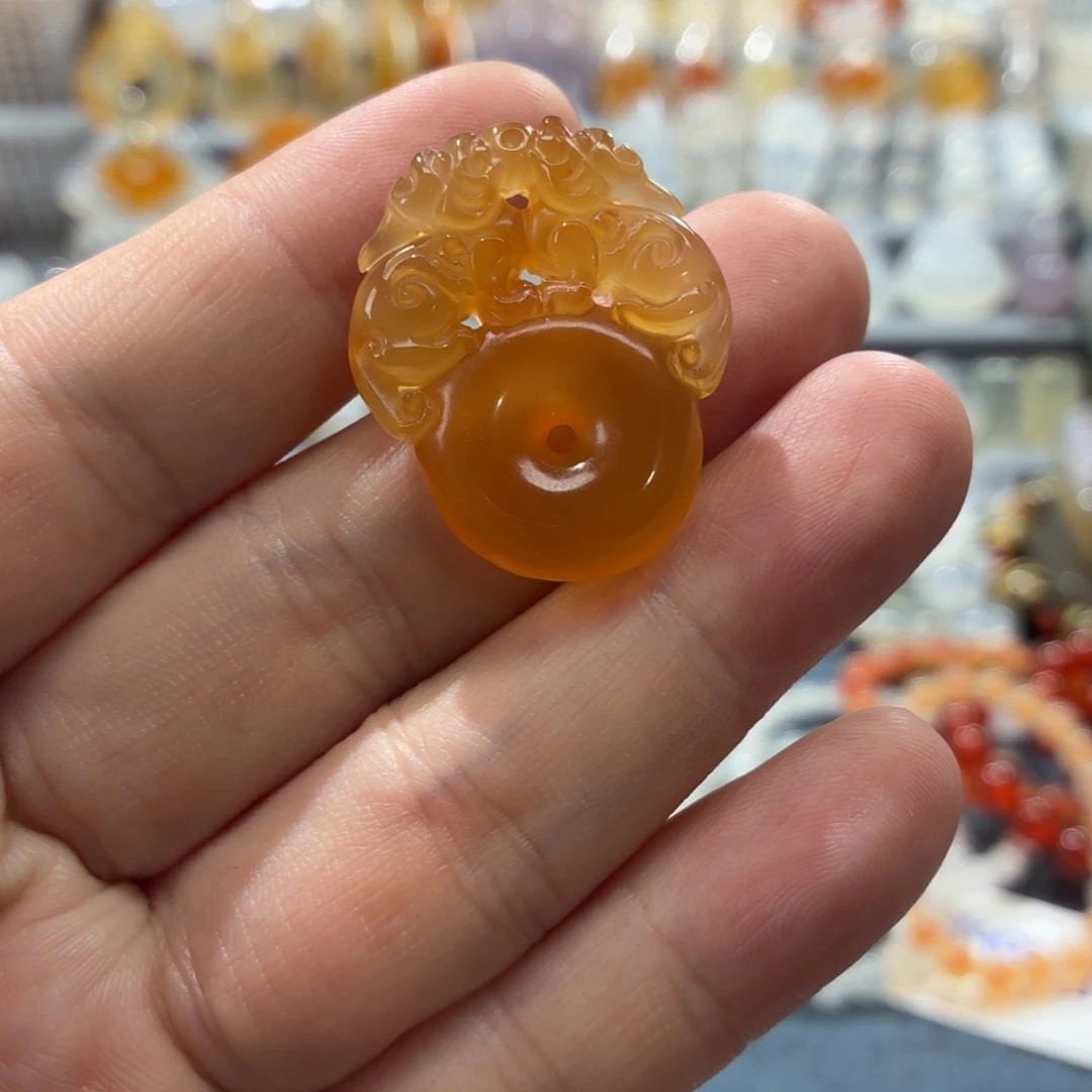 玛瑙/玉髓未镶嵌吊坠(不含链)