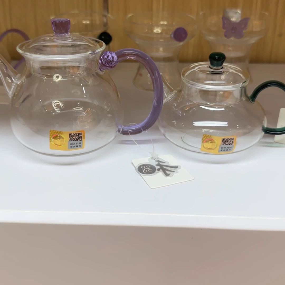 大***量禾器清莲壶浅紫色➕瑾玉壶墨绿色