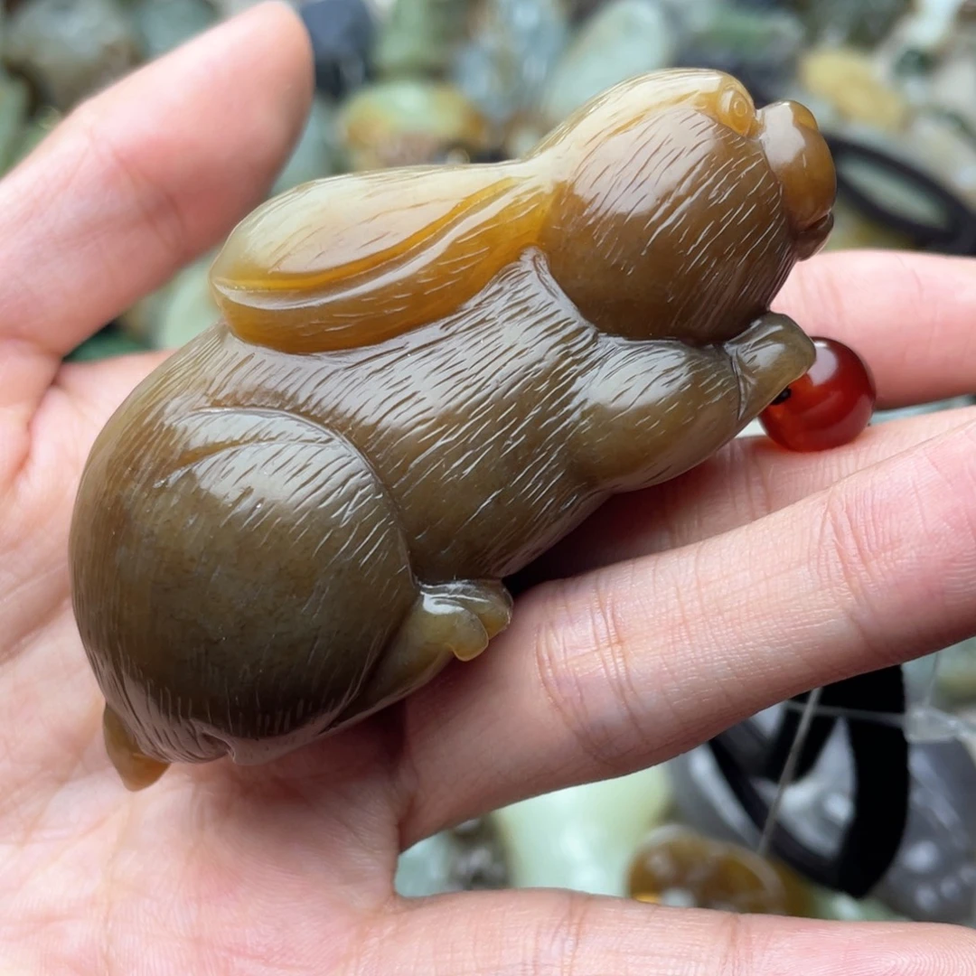 和田玉未镶嵌手链