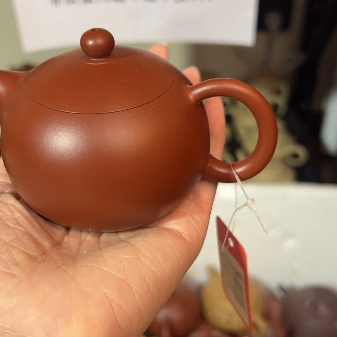 茶壶紫砂宜兴紫砂壶150朱泥