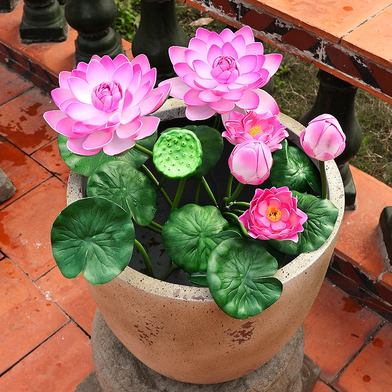无孔水培花盆斑纹镁泥睡莲碗莲荷花缸水仙水养植物铜钱草多肉花盆