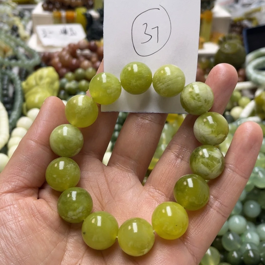 蛇纹石玉手链未镶嵌
