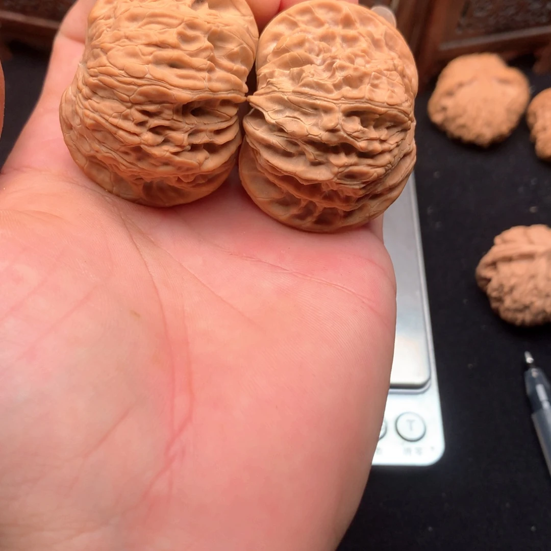 美***間把件文玩核桃45mm