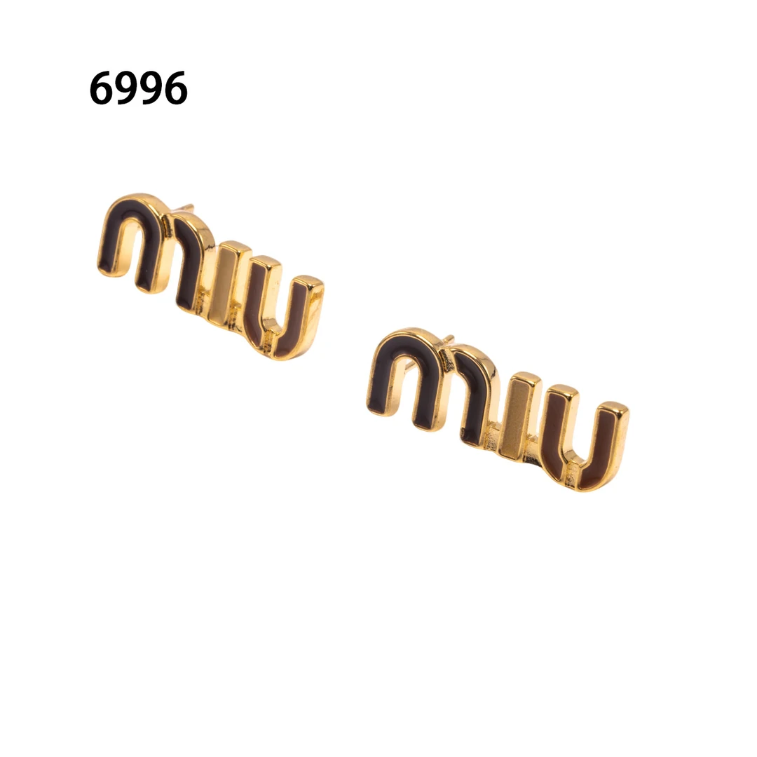 铜合金耳饰 时尚气质轻奢耳环新款小众设计高级感耳饰～6996