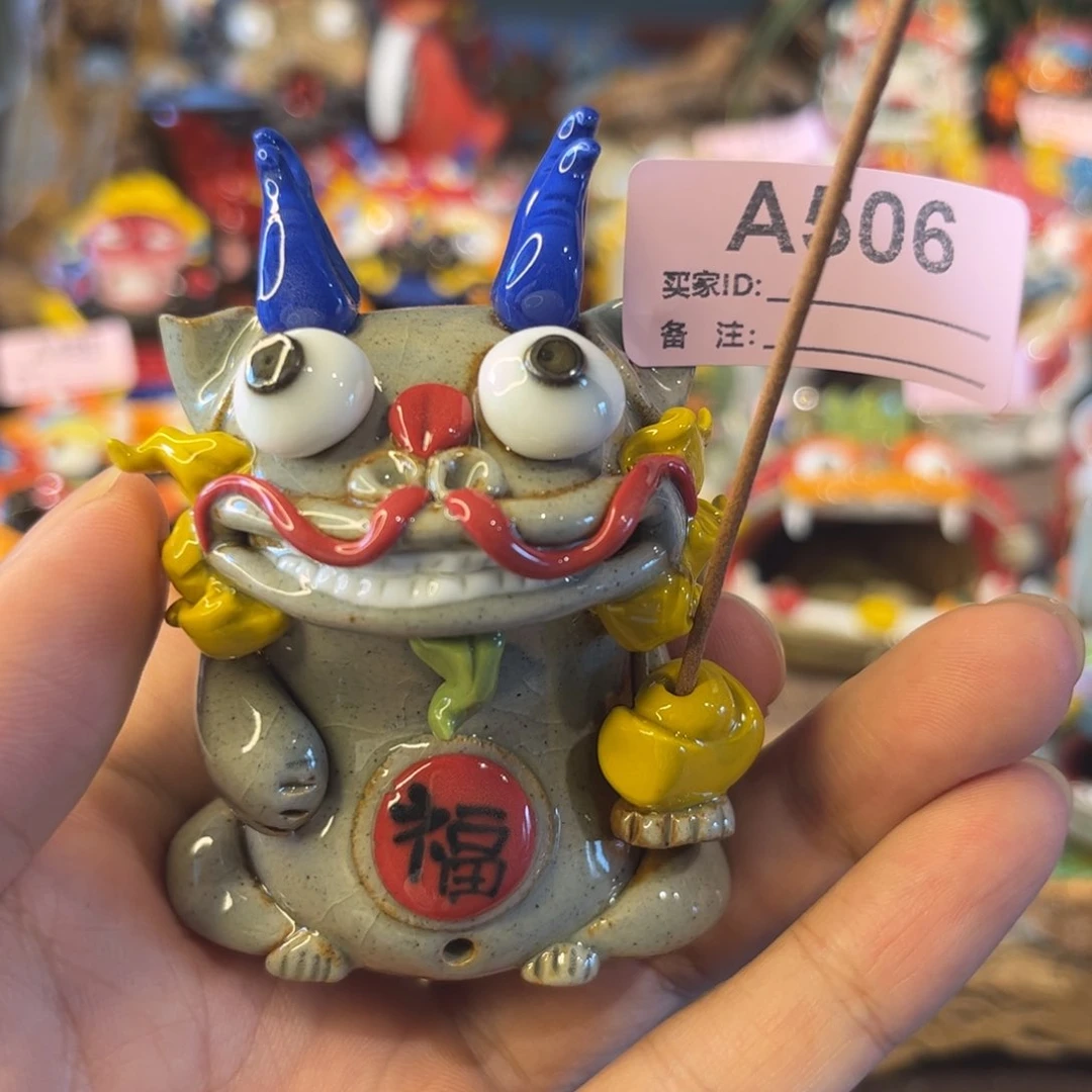 泥塑纯手工茶宠摆件